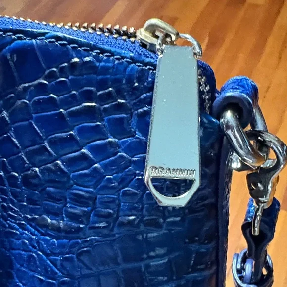 Brahmin Satchel Melbourne Crocodile-Embossed Women's Bag - Picture 3 of 9